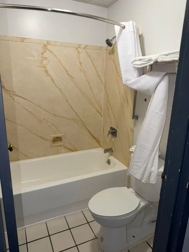 Non-smoking king suite bathroom