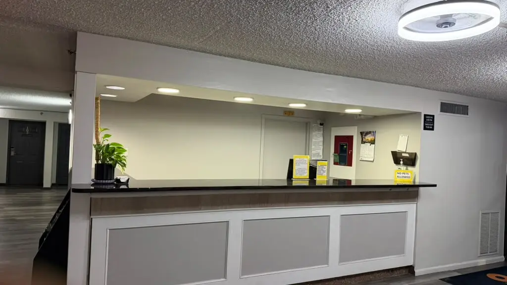 Garden Cove Hotel Suites reception area